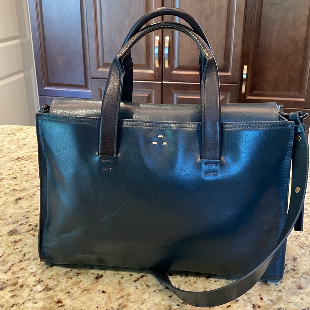 KELSI DAGGER Leather Brooklyn Navy Blue Bag